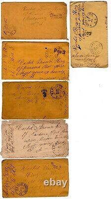 11X Civil War Soldier's Letters Old Point Comfort, New Orleans, DC ALL to PA