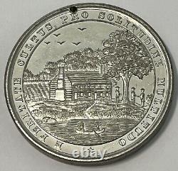 1785-1885 Dauphin County Pa Centennial Silver Plated CIVIL War Era Medal