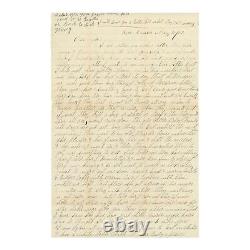 1862 Civil War Letter Archive Siege of Yorktown Lt Abraham Young, 101st Penn