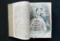 1864 Peterson's Magazine (12 issues) Women's Civil War Fashion Plates Patterns