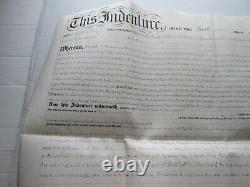 1876 South Chester, Delaware County, Pennsylvania Deed, Piece Of Land, 14+ Acres
