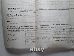 1876 South Chester, Delaware County, Pennsylvania Deed, Piece Of Land, 14+ Acres