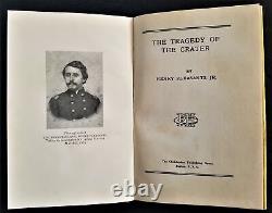 1938 antique TRAGEDY of THE CRATER signed henry pleasants HB DJ 1st CIVIL WAR PA