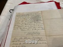 242 Civil War Letter W Patriotic UNION BANNER Ills 88th Penn. Camp Reliance 1862