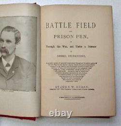 Battlefield And Prison Pen-1887-Thrice a Prisoner in Rebel Dungeon-John W. Urban