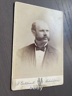 CABINET CARD William B. Smith By Frederick Gutekunst Civil War Photographer PHL