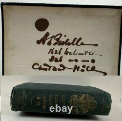CIVIL WAR Colonal ALEXANDER BIDDLE signed book & envelopes, GETTYSBURG key family