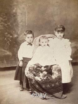 CIVIL WAR GETTYSBURG PHOTOGRAPHER LEVI MUMPER PHOTO of HIDEN MOTHER withKIDS c1889
