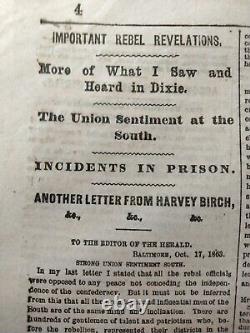 Civil War Newspapers- GETTYSBURG SOLDIERS CEMETERY DAVID WILLS, BRISTOE STATION