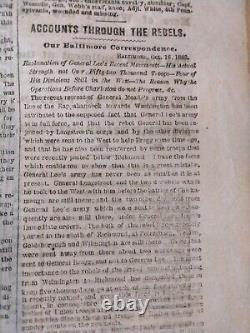 Civil War Newspapers- GETTYSBURG SOLDIERS CEMETERY DAVID WILLS, BRISTOE STATION