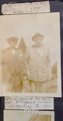 Civil War Soldier Photo Album Durmmer Boy 1938 Gettysburg Reunion ex Slave Photo