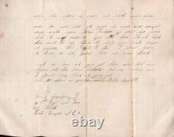 Civil War Union Army / Civil War Letter from Eli Smith to family 45th Civil War