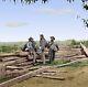 Confederate Prisoners Gettysburg Pa Color Tinted Photo Civil War 01450