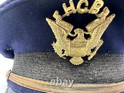 D Klien & Bro Philadelphia PA Hat Cap Military HCB WW1 Civil War WW2 Army Navy