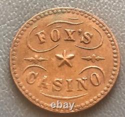 Fox casino, Philadelphia Pennsylvania, civil war token, Scarce R-5