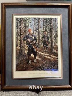 Framed Don Troiani 155th Pennsylvania Regiment 1864, Civil War. 71/950, COA