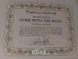 Gone With The Wind 1986 Franklin Mint Patron's Edition, Leather Margaret