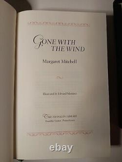 Gone With The Wind 1986 Franklin Mint Patron's Edition, Leather Margaret