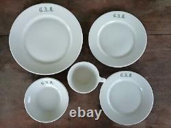 Grand Army of the Republic Dish Set G. A. R. GAR, Civil War Veteran, Pennsylvania