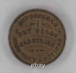 NDND PA-764R-2a Civil War Token Pittsburgh, PA Dry Goods, United We Stand