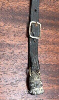 RARE Antique Stanhope Civil War Bullet Fob Peep Photo HighWater Mark Monument PA