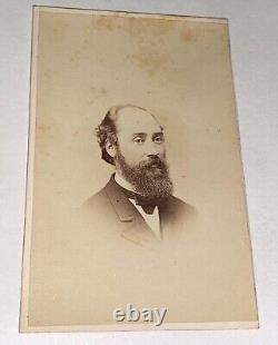 Rare Antique American Civil War Era Beer Brewer Wilson Abbott! Signed CDV Photo