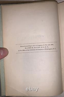 SIGNED, 1881, 1st, AMERICAN CIVIL WAR, JOHN BATTEN, REMINISCENCES IN THE US NAVY