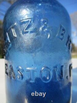 Seitz & Broeaston Pa. Slight Blue Smooth Base CIVIL War Porter