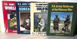 Set of 4 Shelby Stanton Books US Army Uniforms WW II, Korea, Cold War & Vietnam