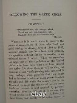 Sixth Army Corps Following The Greek Cross First Edition 1894 CIVIL War