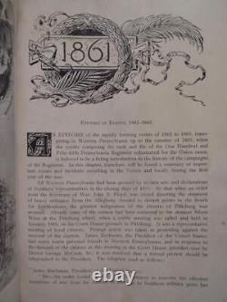 UNDER THE MALTESE CROSS 155th PENNSYLVANIA VOLUNTEERS 1910 FIRST EDITION
