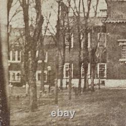 Very Rare! Independence Hall Philadelphia Extremely Early CDV 1861 Photo