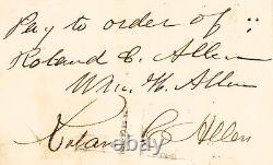 1864 Guerre Civile Comté de Bucks, Pennsylvanie Fonds de Prime d'Engagement de 300 $ 6% Obligation