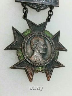 50e anniversaire de la guerre civile de la bataille de GETTYSBURG, PA Médaille Insigne MASSACHUSETTS