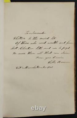 Album d'autographes antique des années 1860 de York, en Pennsylvanie, appartenant à SMYSER, un général confédéré de la guerre civile.