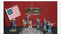 Britains 17577 Armée de l'Union de la Guerre de Sécession américaine Le Diorama de La Brigade des Bucktails Nouveau
