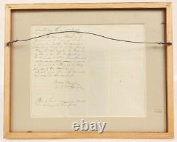 Document de la guerre civile, William Brooks, Monongahala, Pa, 1864 Encadré