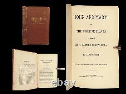 ESCLAVES FUGITIFS 1873 1er/1er John et Mary Klu Klux RARE Abolitionniste GUERRE CIVILE