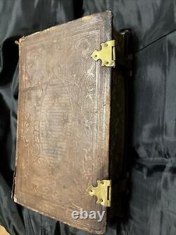 Ere de la guerre civile en Pennsylvanie: Bible en allemand Pennsylvania Dutch de 1865 à Philadelphie Fd32