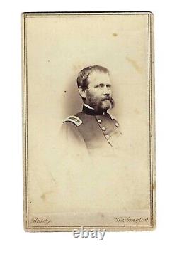 Guerre civile CDV Général William B. Franklin par Brady