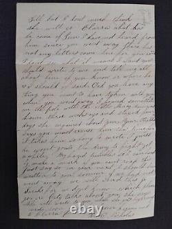 Guerre civile Crossingville, Pa. 1862 Couverture, Feuille de lettres patriotique, DPO Comté de Crawford