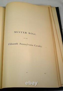 HISTOIRE DES 15TH PENNSYLVANIA VOLUNTEER ANDERSON CAVALRY 1906 Guerre Civile Militaire