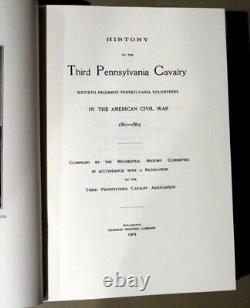 Histoire du Troisième Régiment de Cavalerie de Pennsylvanie 1861-1865, Réimpression de la Guerre Civile