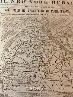Journaux de la guerre civile - CAMPAGNE DE GETTYSBURG - MEADE NOUVEAU COMMANDANT, HOOKER REMPLACE