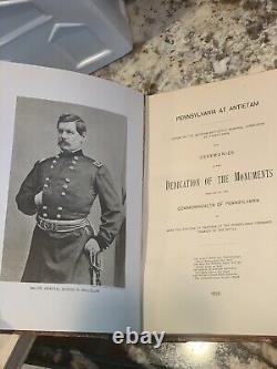 La belle Pennsylvanie à la dédicace des monuments d'Antietam avec carte ! 1906