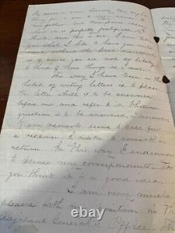 Lettre de 4 pages du soldat de l'Union au bureau du général adjoint de Pennsylvanie, élections