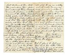 Lettre du 23 novembre 1864 de John H Warner, 109e NYVI, de l'hôpital de Satterlee à Philadelphie