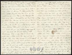 Lettre du soldat de l'Union de 1865, le soldat privé Jerome Bliss, 97e New York