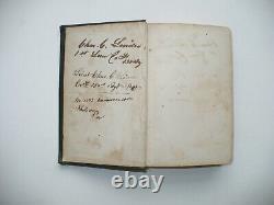 Livres de la guerre civile de 1862 : Tactiques d'infanterie par Silas Casey, appartenant à un soldat de Pennsylvanie