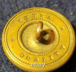 Période de la guerre civile Pennsylvania State Seal Militia Button Albert# Pa-18-type
